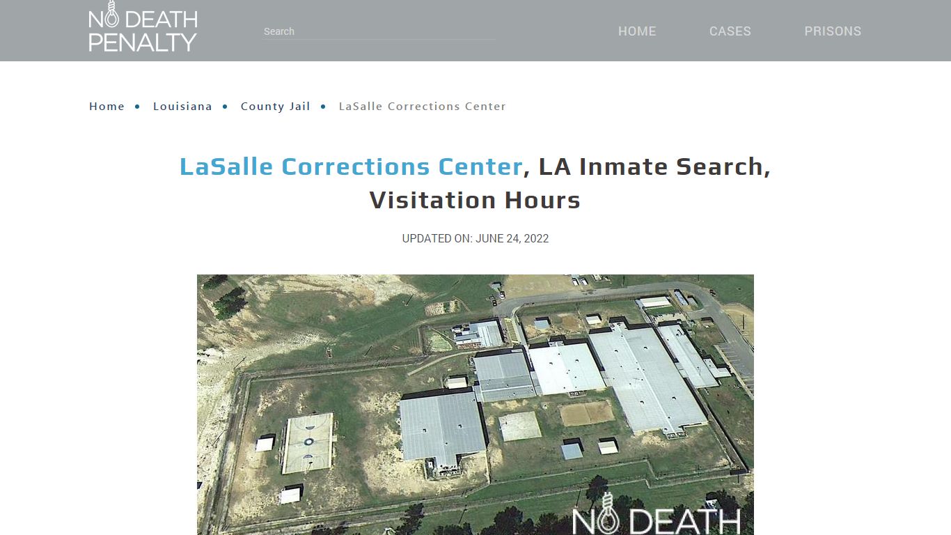 LaSalle Corrections Center, LA Inmate Search, Visitation Hours